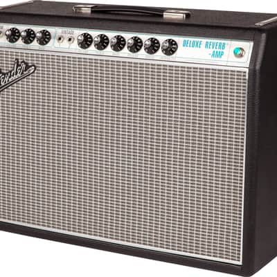 Mint Fender 68 Custom Deluxe Reverb, 22 Watts all Tube Two Channel Guitar Combo Amplifire, W/ Reverb & Vibrato image 2