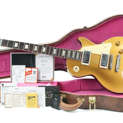 Gibson Custom Shop 57 Les Paul Reissue Double Gold Darkback Murphy Lab Light Aged 2023 image 3