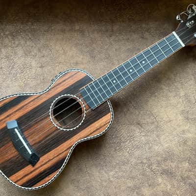 Snail UKS-E220 EQ Ebony Soprano Ukulele 2025 - Natural Satin Workshop stock Ref No 152 image 5