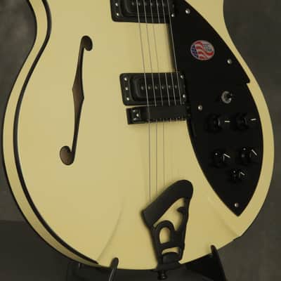 2017 Rickenbacker 360 WB SPC LMC "Rose Morris" Light Mocha Cream DOUBLE BOUND!!! image 10