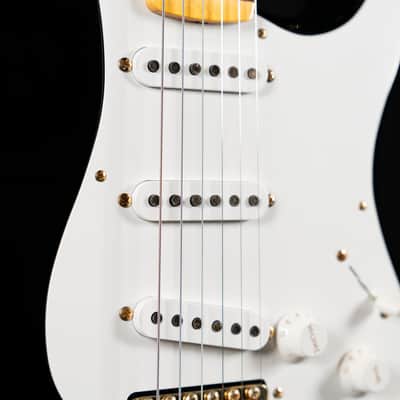 Fender Custom Shop 1955 Stratocaster - Lush Closet Classic - Black w/ Gold Hardware image 4