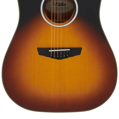D'Angelico Bowery Dreadnought CE - Vintage Sunset w/ Gig Bag (DAED500VSNGP2) image 4