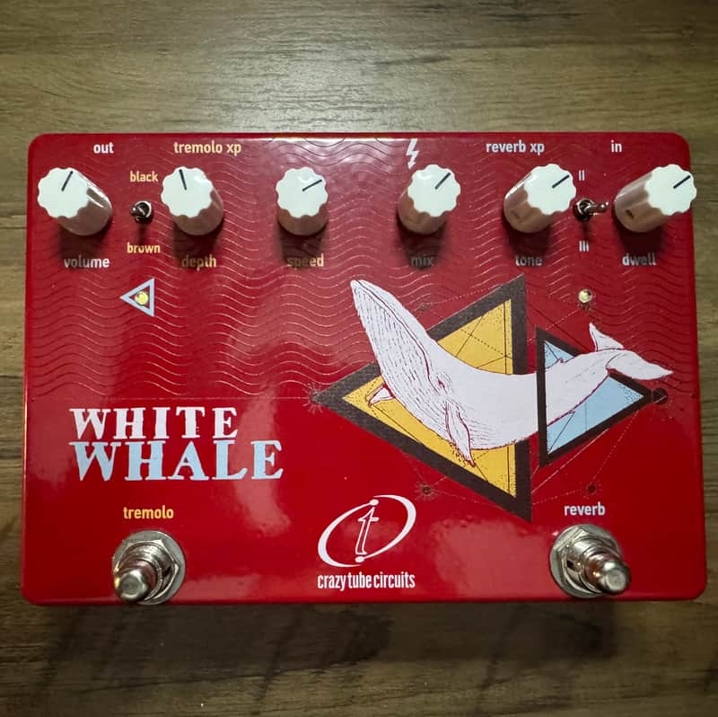 Crazy Tube Circuits White Whale Analog Spring Reverb / Tremolo 2018 - Present - Red image 1