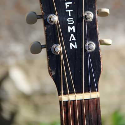 Gibson Built Old Kraftsman  Archtop Acoustic guitar 1930's Sunburst image 7