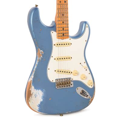 Fender Custom Shop Special Run 1969 Stratocaster Heavy Relic Aged Lake Placid Blue (Serial #R141120) image 1
