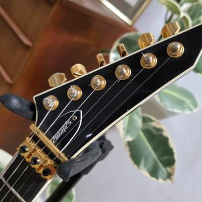 ESP Edwards SV Flying Arrow V MIJ Guitar - Gold Original Floyd Rose EMG image 5