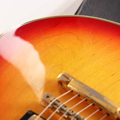 1974 Gibson Les Paul Custom 20th Anniversary Left-Handed Cherry Sunburst image 10