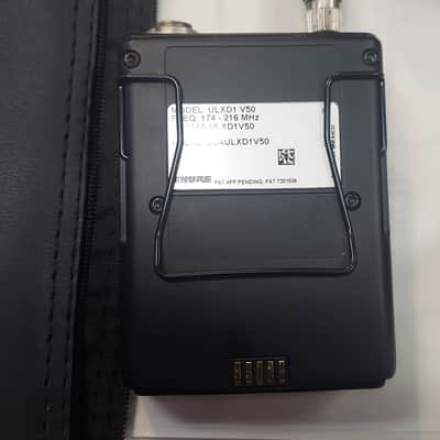 Shure ULXD4 Receiver with ULXD1 bodypack transmitter wireless system V50 image 2