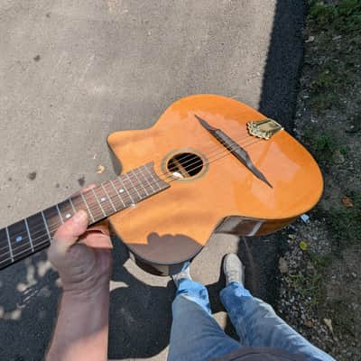 SX DJG-1 - Django style Gypsy Jazz guitar Natural image 15