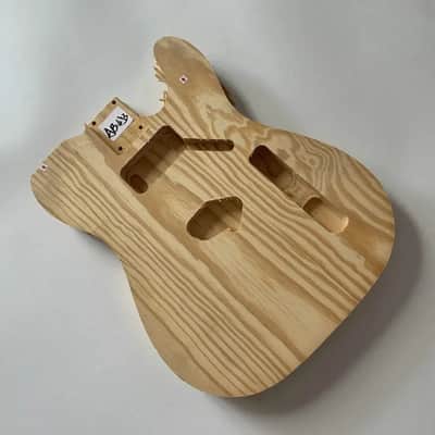 Custom Unfinished Ash Wood Tele Style Guitar Body DIY Project image 1
