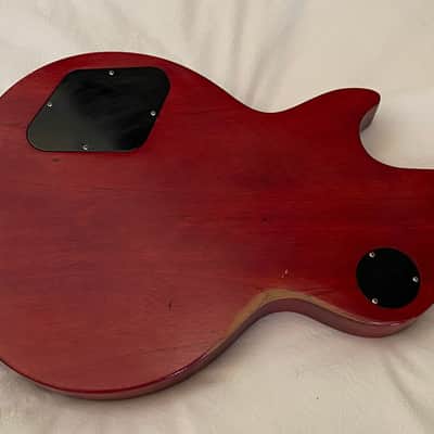 2012 Gibson Les Paul Studio Bigsby Vibrato - Heritage Cherry Satin - Free Pro Setup image 8