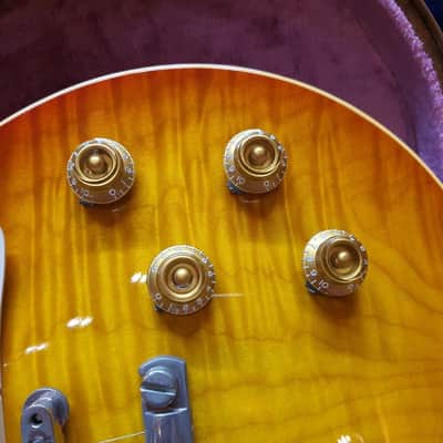 2003 Gibson Historic 59 & 2015 Suhr Standard Carve Top Collection Koa Limited image 4