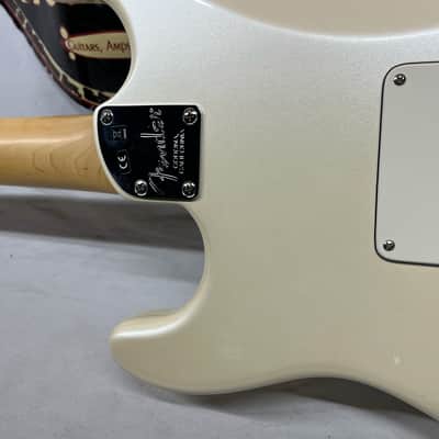 Fender American Elite Stratocaster Strat Electric Guitar - Olympic Pearl image 14