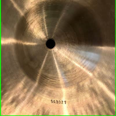 Paiste Formula 602 Seven Sound Set 7 20" Deep Ride from 1975 2353g (Who is E.C.??) image 7