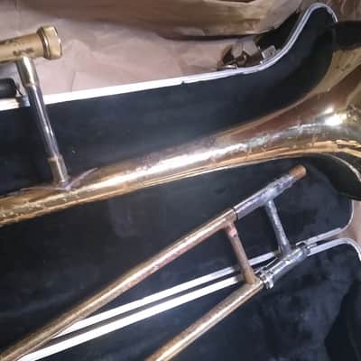 Bach TB300 Tenor Trombone, USA, Good Condition, with case image 6
