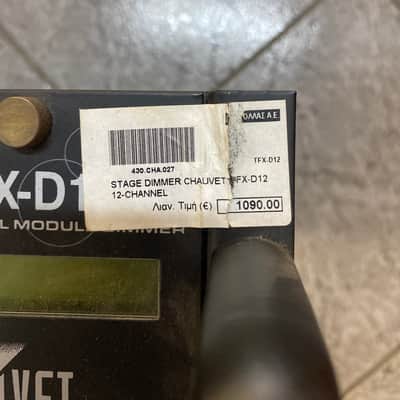 Chauvet DFX-D12 Professional 12-Channel DMX Stage Dimmer – Ex Demo (Rare Discontinued Model) image 5