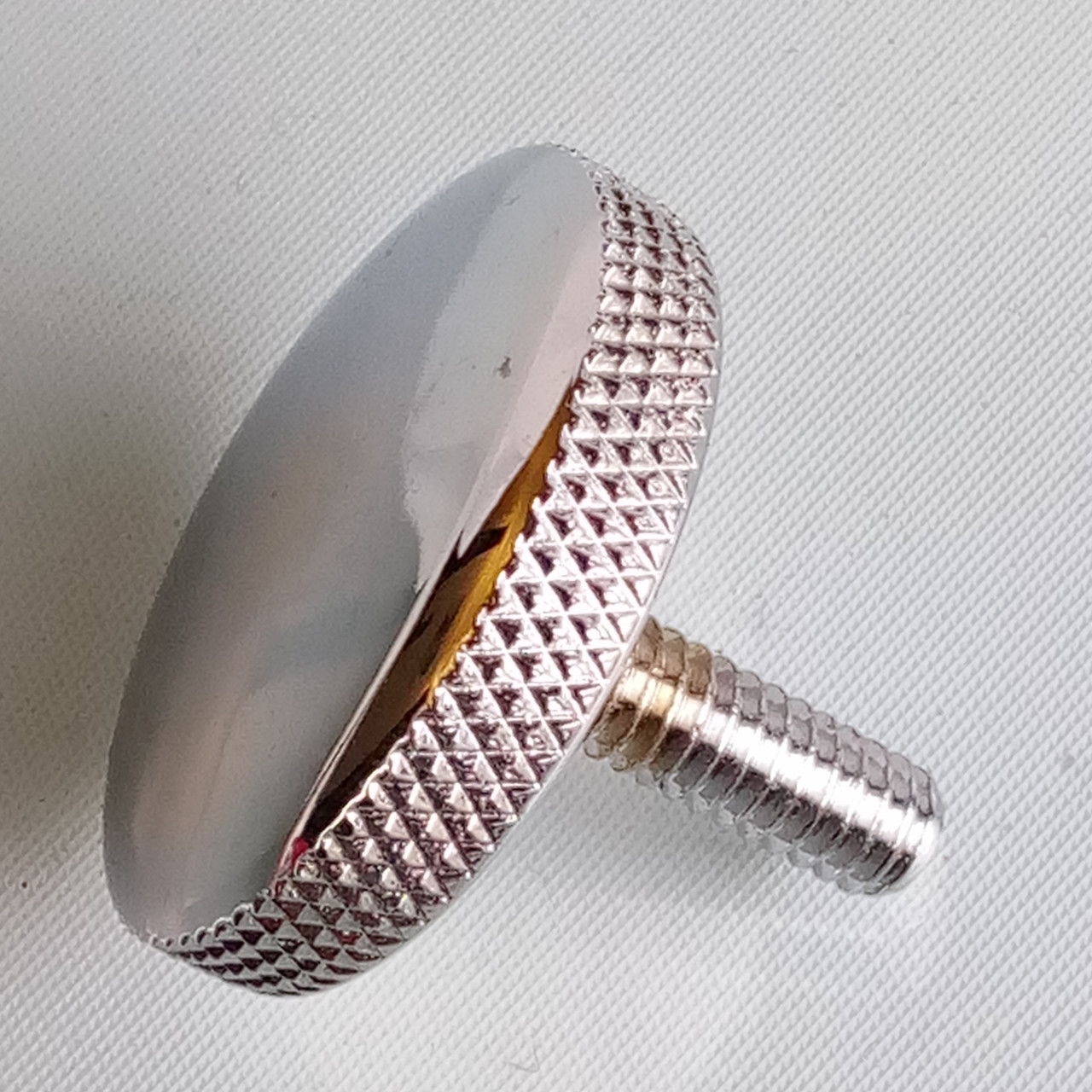 1/4-20tpi Tensioner Knob Dial Vintage 60s Chrome Part Set Screw Tension Rod USA — main photograph