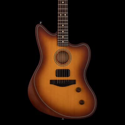 Fender Acoustasonic Standard Jazzmaster - Honey Burst #05470 image 3