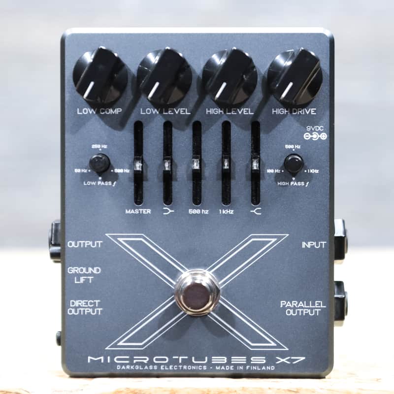 Darkglass Electronics Microtubes X7 Graphic EQ Bass Drive/Preamp Effect Pedal image 1