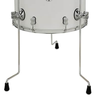 PDP Concept Maple 16x18 Floor Tom - Pearlescent White Lacquer w/ Chrome Hardware (PDCM1618TTPW) image 2