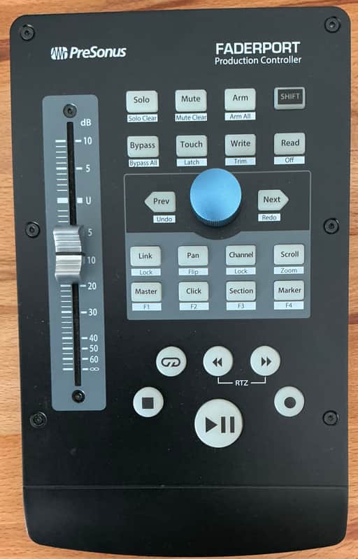 PreSonus FaderPort V2 USB DAW Transport Controller with Motorized Fader 2018 - Present - Black image 1