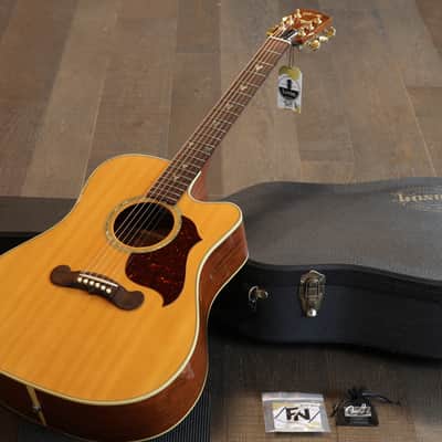 1998 Gibson CL-35 Deluxe Acoustic Guitar Antique Natural + OHSC image 1