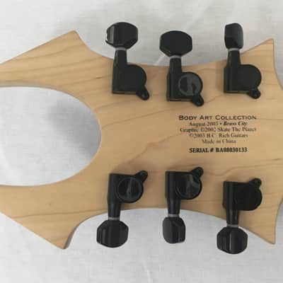 B.C. Rich Brass City 2003 Body Art image 4
