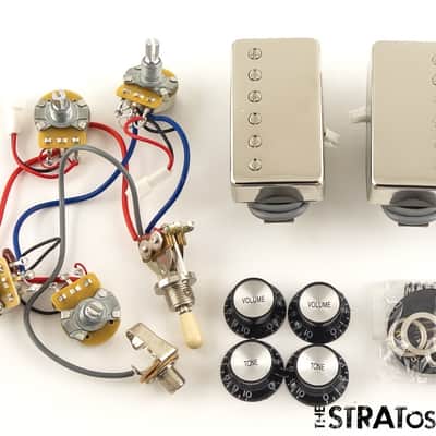 USED Epiphone SG Standard Probucker 2 & 3 PICKUPS POTS KNOBS CTS image 1
