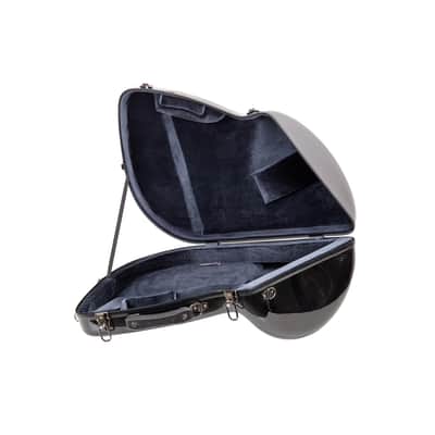 Crossrock French Horn Case - Fiberglass Hardshell Bell Undetachable Hard Case with Backpack Straps image 5