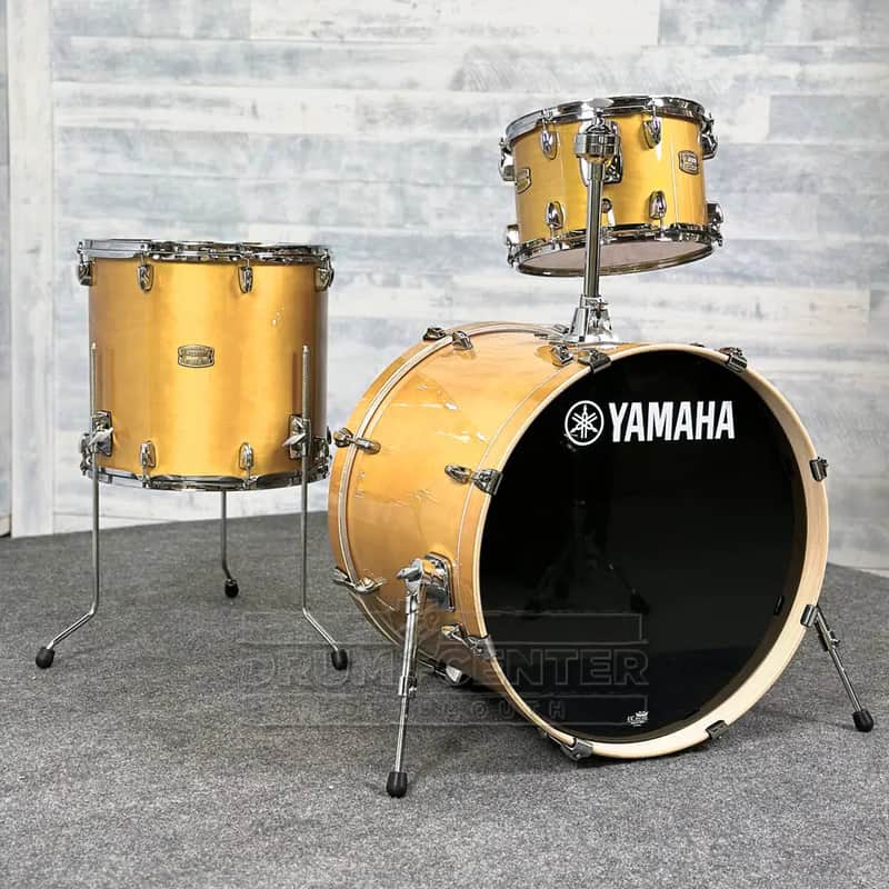 Yamaha Stage Custom Birch 3pc Drum Set 22/12/16 Natural Wood image 1