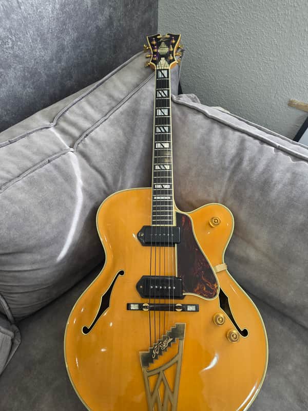 Jim Triggs 18" New Yorker Special Cutaway 1998 - Blonde image 1