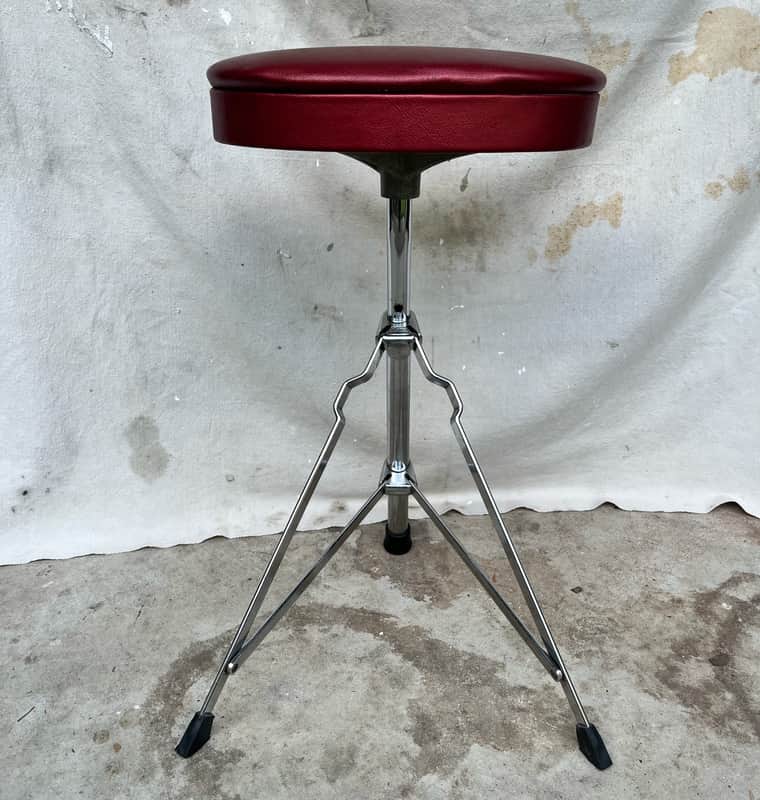 Ludwig No. 1025 Porto-Seat Drum Throne 1960's - Red - RARE image 1