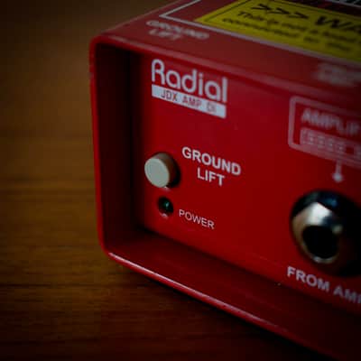 Radial JDX Reactor Amplifier Direct Box 2010s - Red image 9