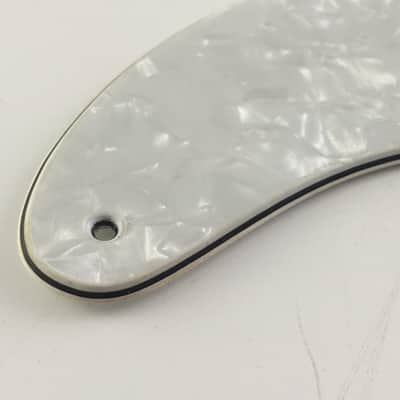 Light Relic White Pearl Aged Tele Mini Duncan Humbucker Pickguard for Fender Vintage ‘59 Custom Guitar image 8