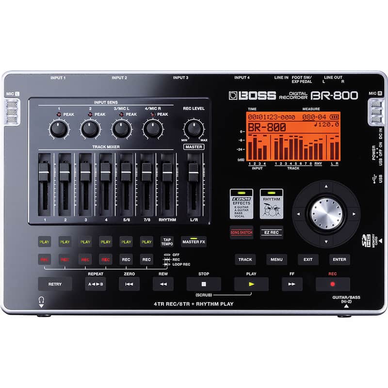 BOSS BR-800 デジタルマルチトラックレコーダー中古 Boss BR-800 Portable Digital Recorder | Reverb