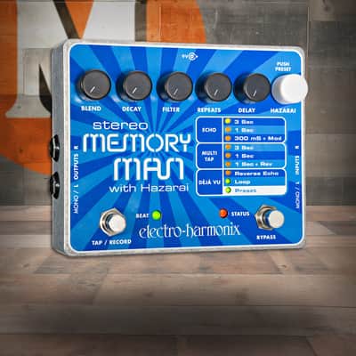 Electro-Harmonix Stereo Memory Man w/ Hazarai Delay Delay & Looper (STEREO HAZARAI) image 1