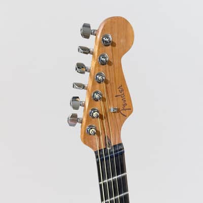 Fender American Acoustasonic Stratocaster USA Acoustic Electric Guitar - Black image 6