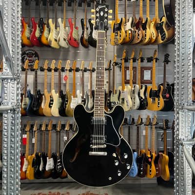 Gibson   Es 335 Dot Ebony Black 2023 image 2