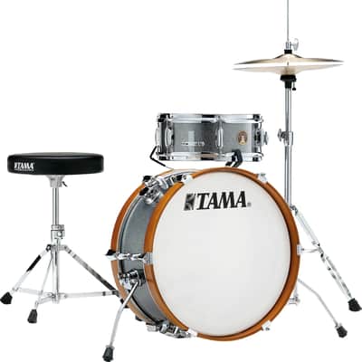 Tama LJK28S Club-Jam Mini 2-Piece Acoustic Drum Shell Pack, Galaxy Silver image 1