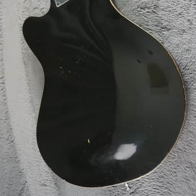 Vintage 1960s Teisco Semi-Hollow Electric Guitar Sunburst MIJ Gold Foil Pickups w/ Case – Refret image 17
