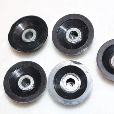 Vintage Original 1964 Fender Blackface Amp Control Knobs - Lot of 5 image 3