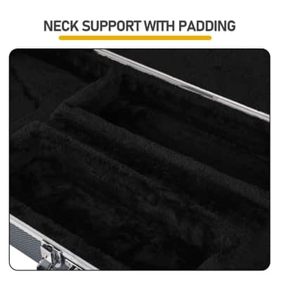 🎸ABS Extra Sturdy Hard Case for Electric Guitar (Fender Telecaster & Stratocaster, Gibson Les Paul & SG, Ibanez) with a Plush interior!🎸 image 8