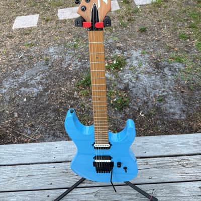Dean MD24 Floyd Roasted Maple 2021 - Vintage Blue image 8