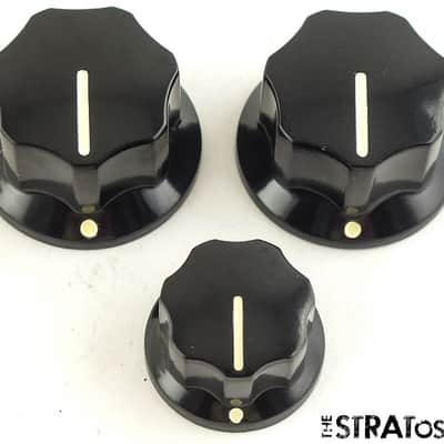 Fender Standard Jazz J Bass 3 GUITAR KNOBS, Volume Tone, Part