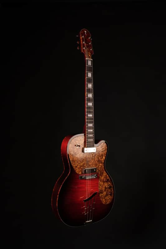Hammett Guitar Co. H161 'Slim Twin' 2020 Heritage Cherry Burst image 1