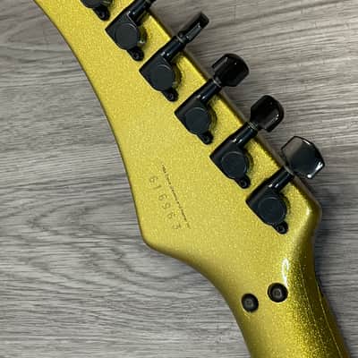 Hamer 1986 Steve Stevens SS1 Signature Gold Sparkle Electric Guitar image 17