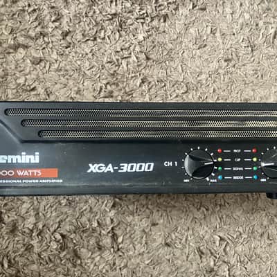 Gemini XGA-3000 Professional 3000-Watt Power Amplifier 2010s - Black image 2