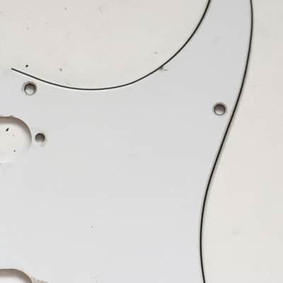 Vintage 1998 Fender Stratocaster USA MIM Pickguard 3 Ply White Relic Guitar Strat Nautral Patina image 3