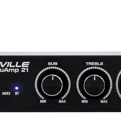 Rockville BLUAMP 21 BLACK 2.1 Channel Bluetooth Home Audio Amplifier Receiver image 1