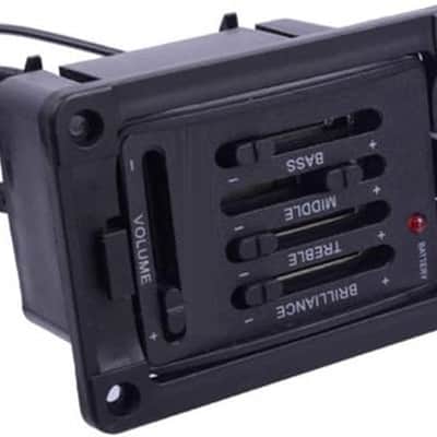 Guitar Pickup Classic Acoustic 4 Band Preamp Tuner Dual Model Presys Mic Blend Preamp Guitar Equalizer Tuner image 3